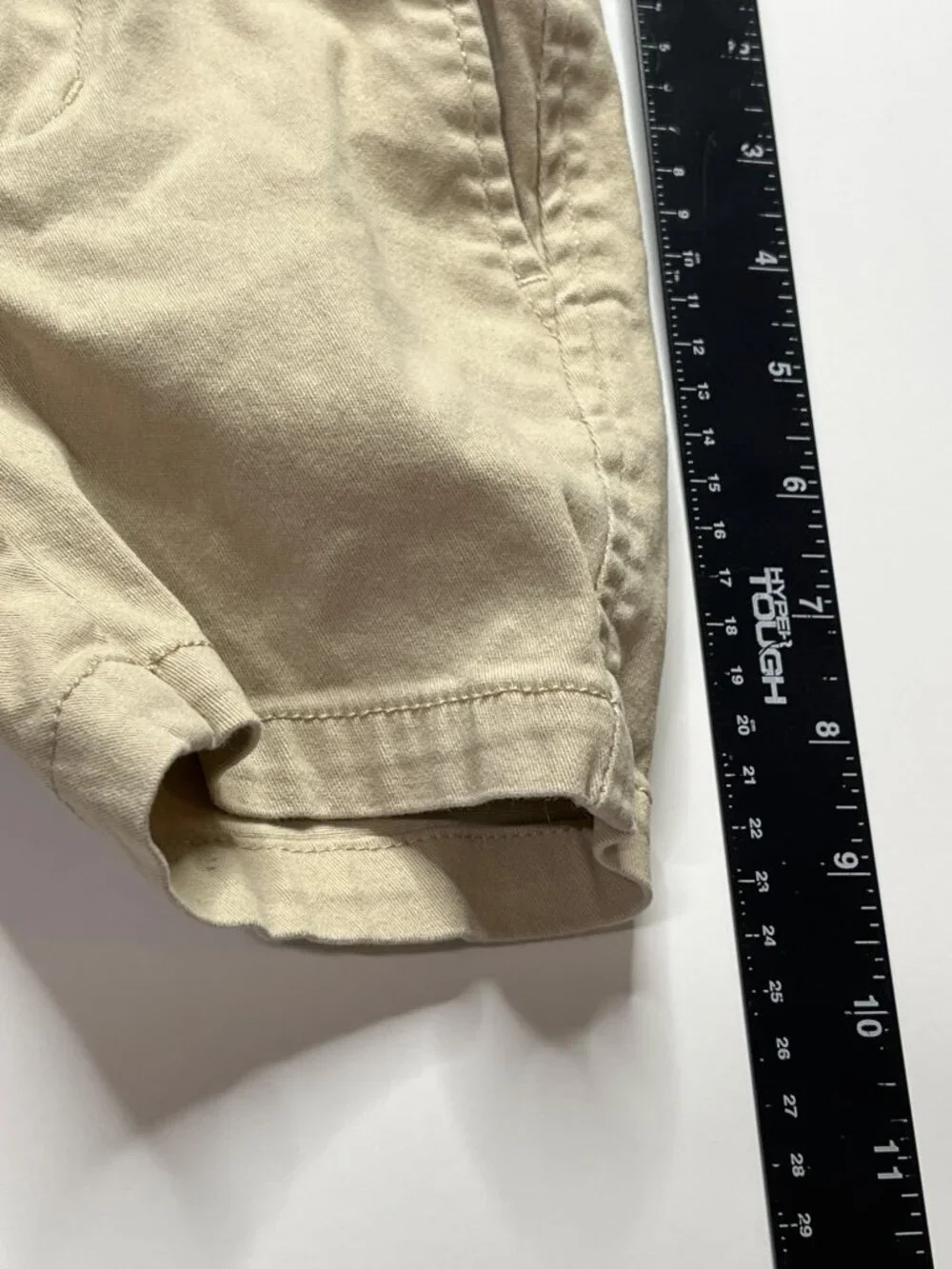 Tommy Hilfiger Baby Boys 18M Khaki Chino Shorts Belted Preppy